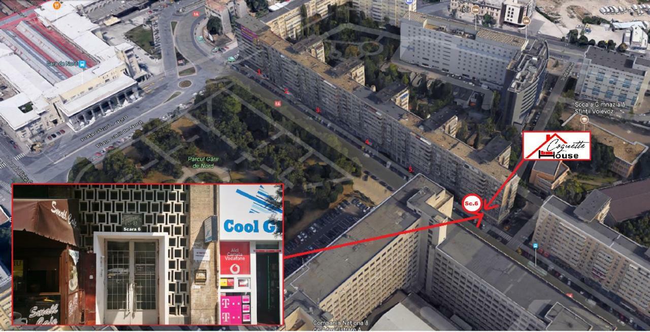 Ferienwohnung Coquettehouse Gara De Nord Bukarest Exterior foto